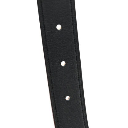 Hermes Swift Epsom 24mm Mini Constance H Belt 75 30 Black Gold 4 of 5