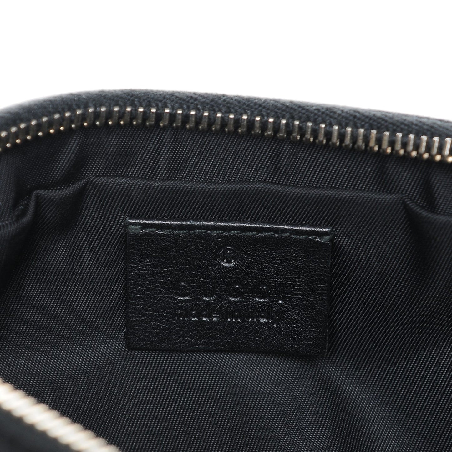 Guccissima Signature New Britt Wristlet Black