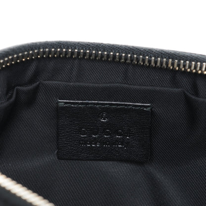 Gucci Guccissima Signature New Britt Wristlet Black 6 of 7