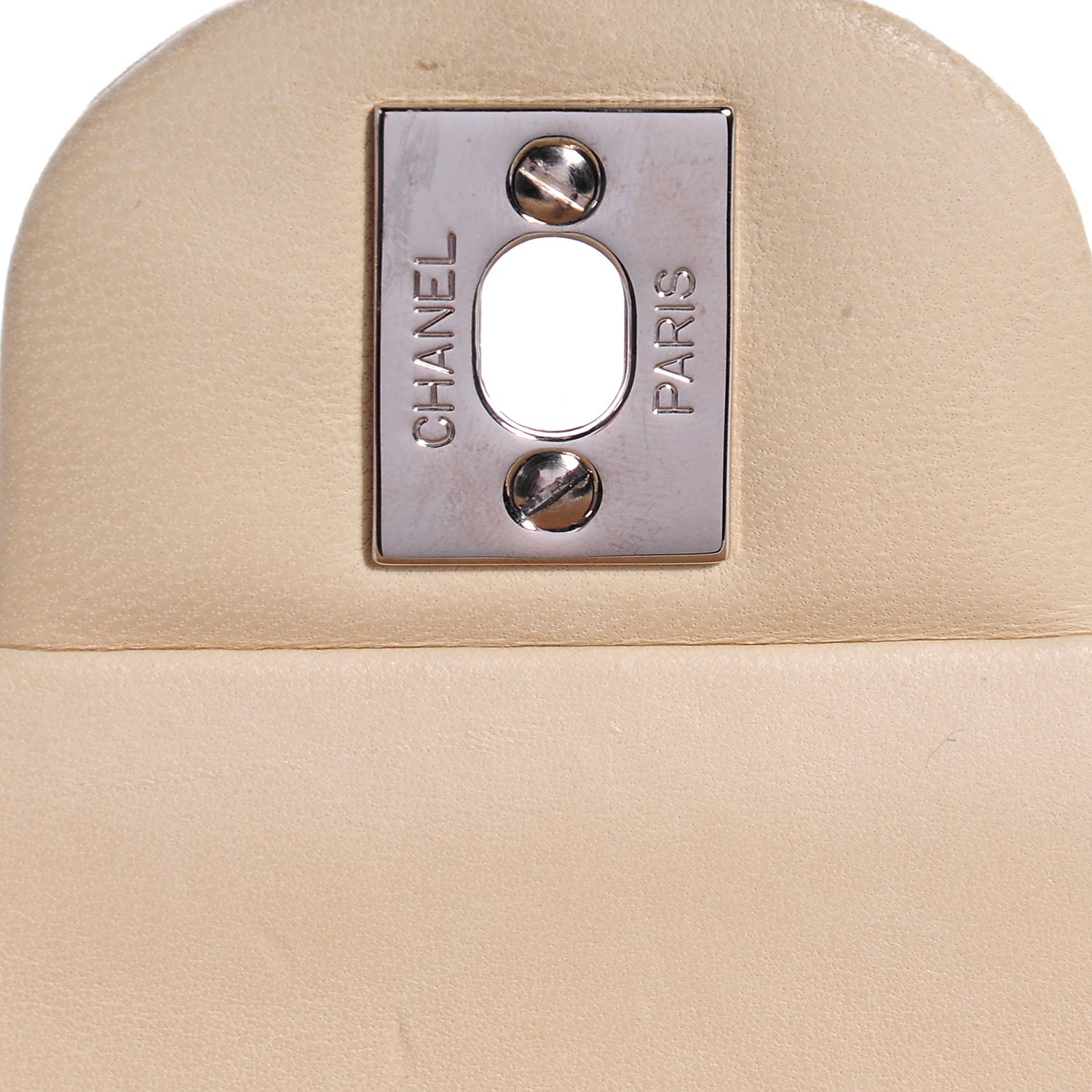 Chanel Lambskin Medium Double Flap Light Beige 6 of 8