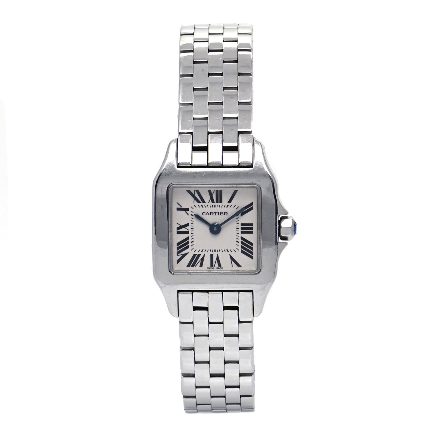 Cartier Stainless Steel 20mm Santos Demoiselle Quartz Watch 1 of 6