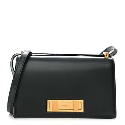 Saint Laurent Smooth Calfskin Medium Domino Shoulder Bag Black 1 of 10