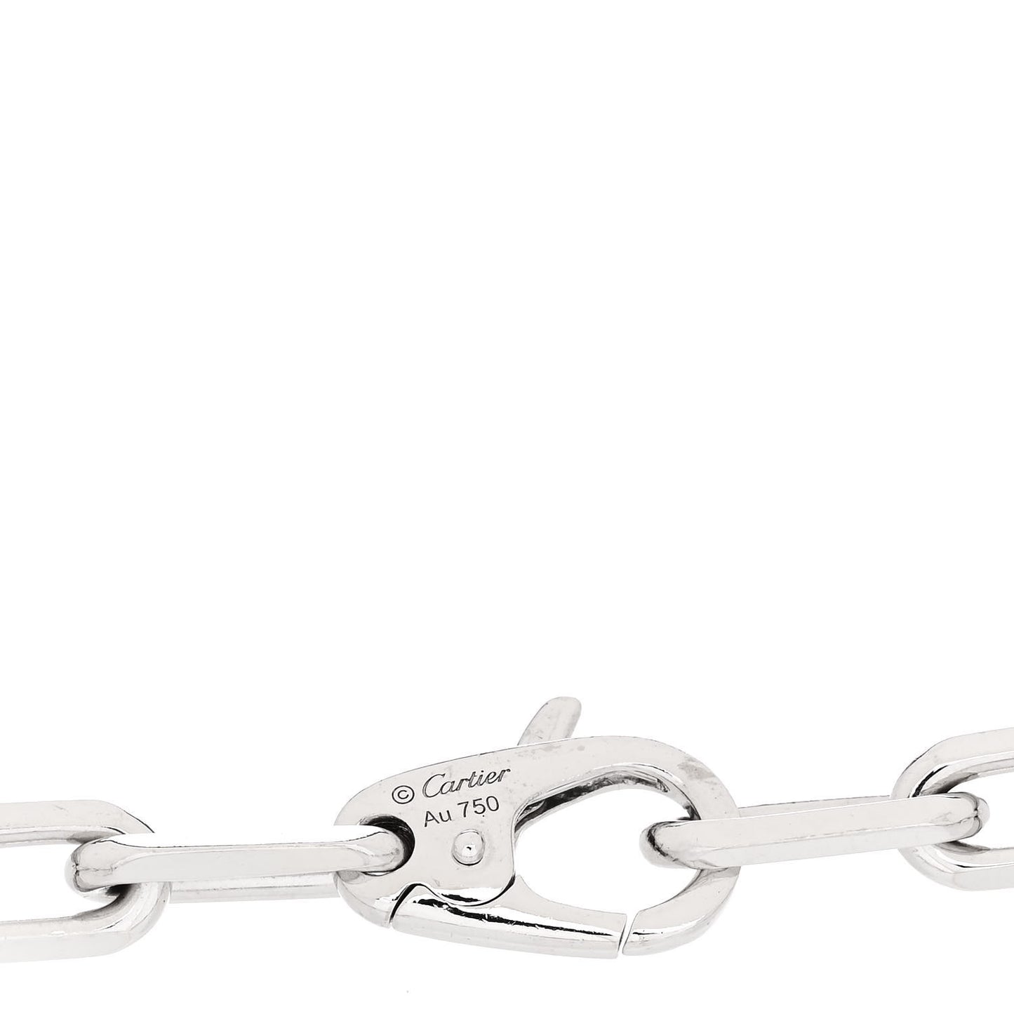 18K White Gold Santos de Cartier Bracelet