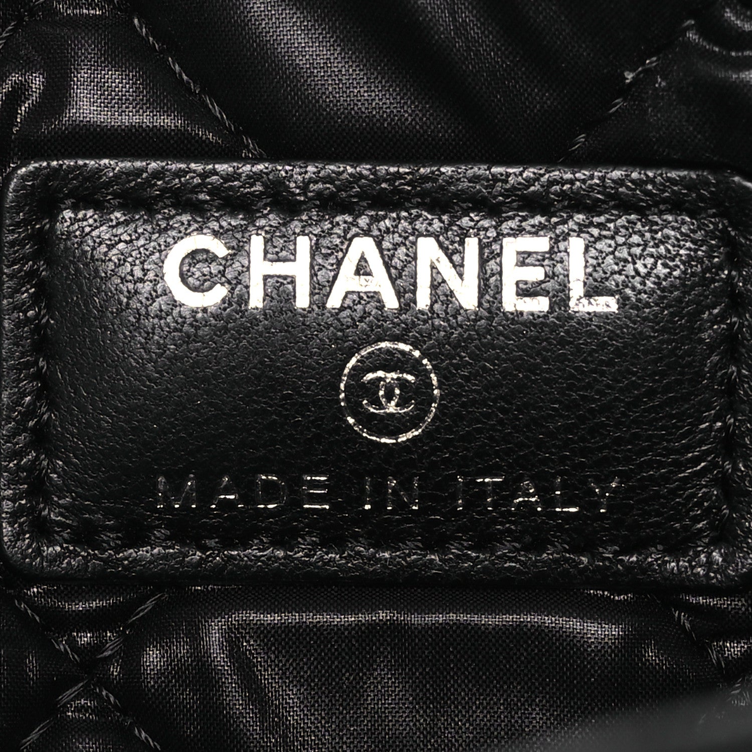 Chanel Lambskin Quilted Beauty CC Boy Clutch Black 7 of 11