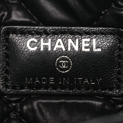 Chanel Lambskin Quilted Beauty CC Boy Clutch Black 7 of 11