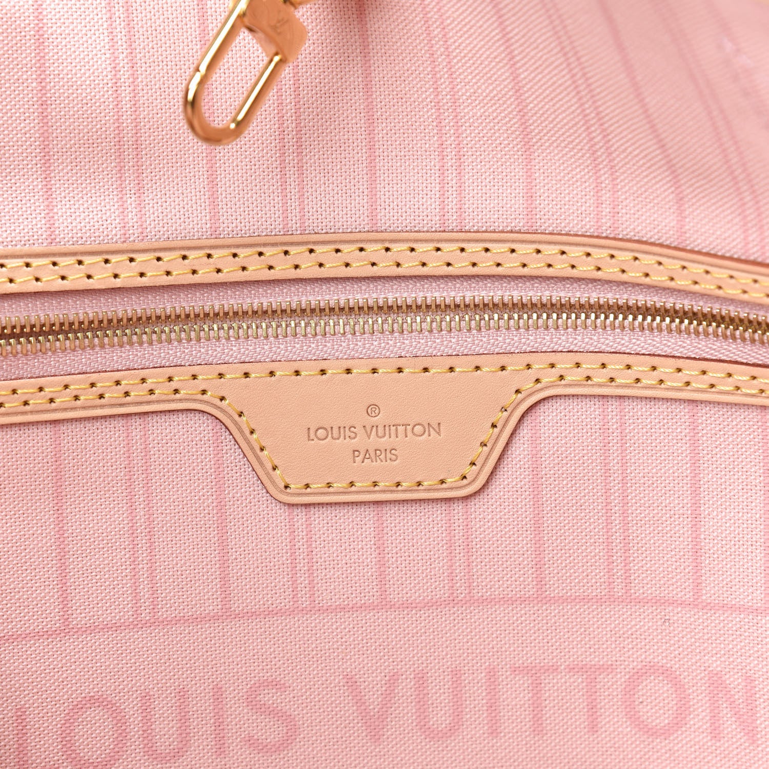 Louis Vuitton Damier Azur Neo Neverfull GM Rose Ballerine 6 of 9