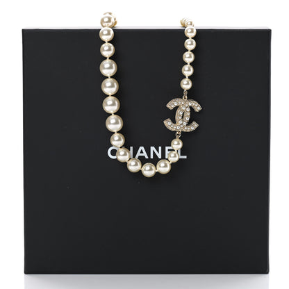 Chanel Pearl CC 100th Anniversary Necklace Light Gold 6 of 6