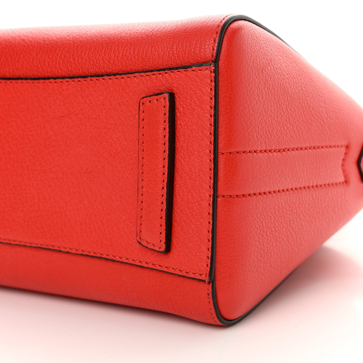 Sugar Goatskin Mini Antigona Pop Red