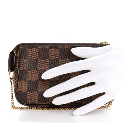 Louis Vuitton Damier Ebene Mini Pochette Accessories 2 of 8