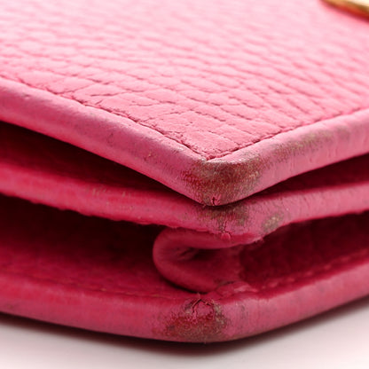 Gucci Dollar Calfskin GG Marmont Card Case Box Pink 10 of 13
