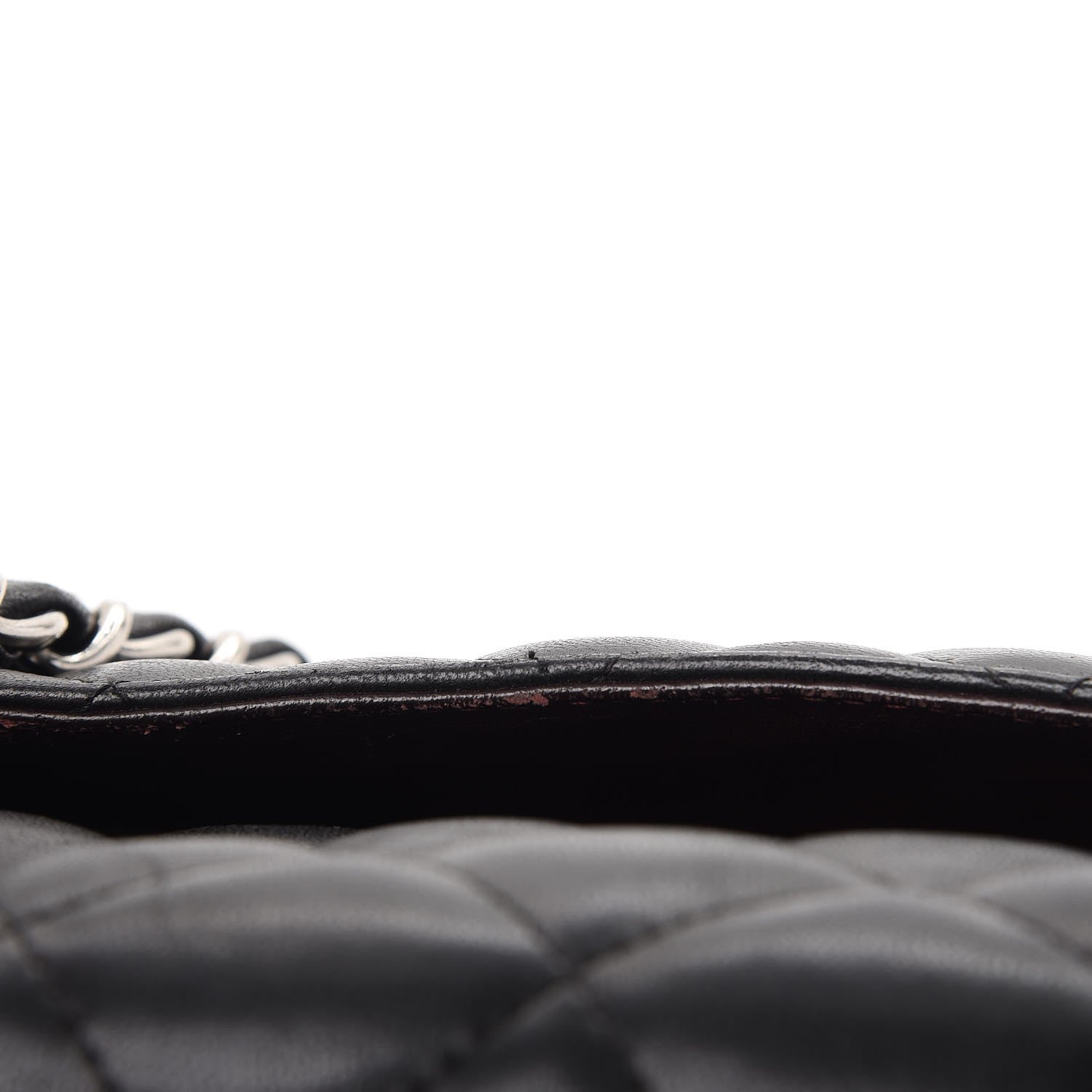 Chanel Lambskin Quilted Jumbo Double Flap Black 13 of 15