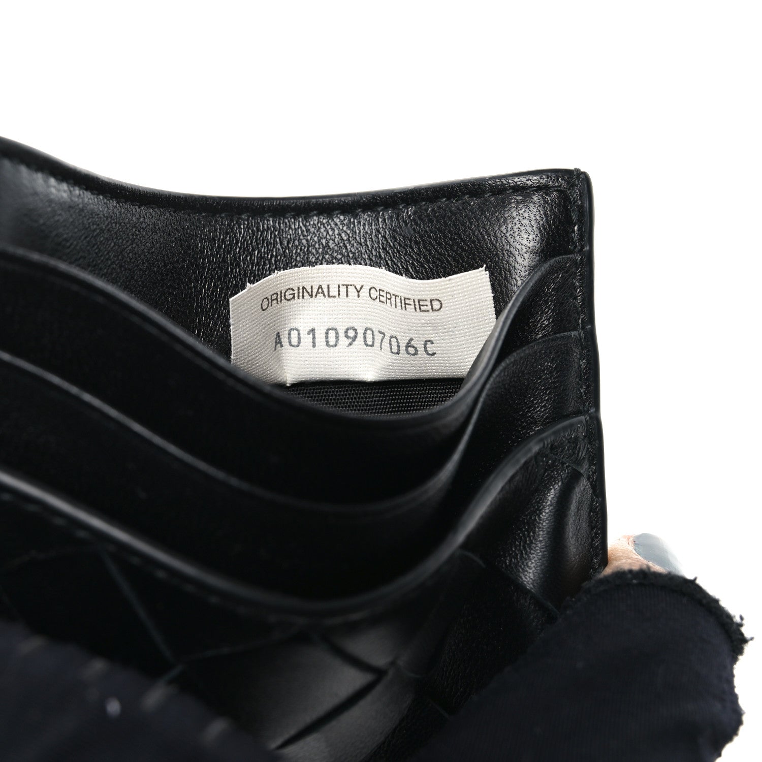 Bottega Veneta Nappa Intrecciato Card Case Black 8 of 8