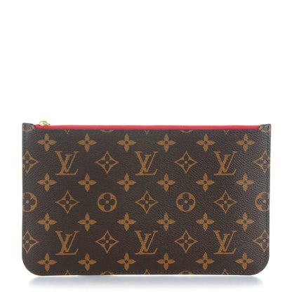 Louis Vuitton Monogram Neverfull MM GM Pochette Cherry 1 of 8