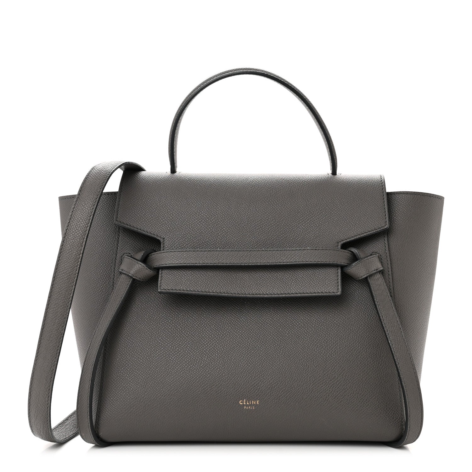 Celine Grained Calfskin Micro Belt Bag Grey 1 of 12