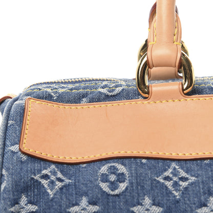 Louis Vuitton Monogram Denim Neo Speedy Blue 11 of 13