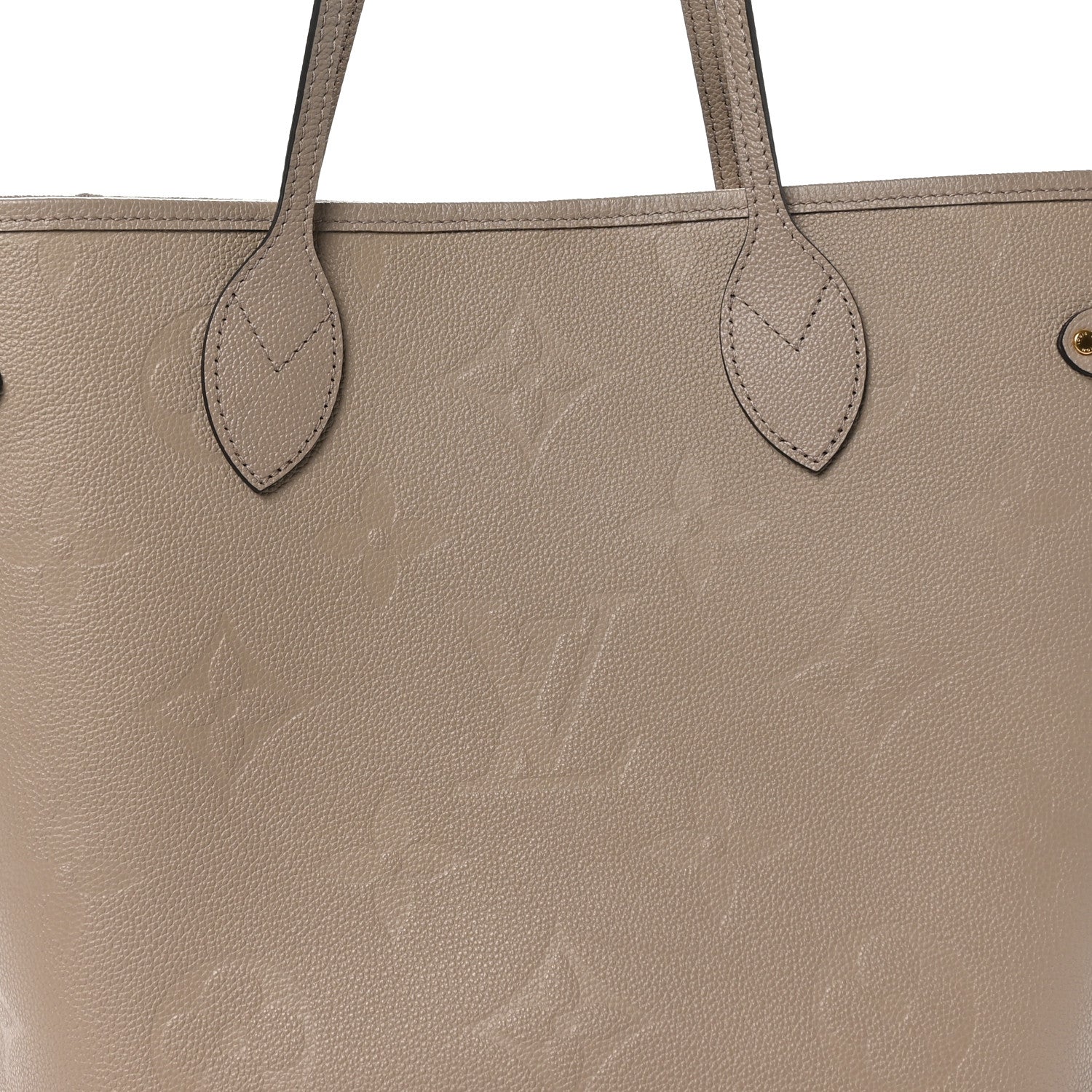 Louis Vuitton Empreinte Monogram Giant Neverfull MM Tourterelle 8 of 11
