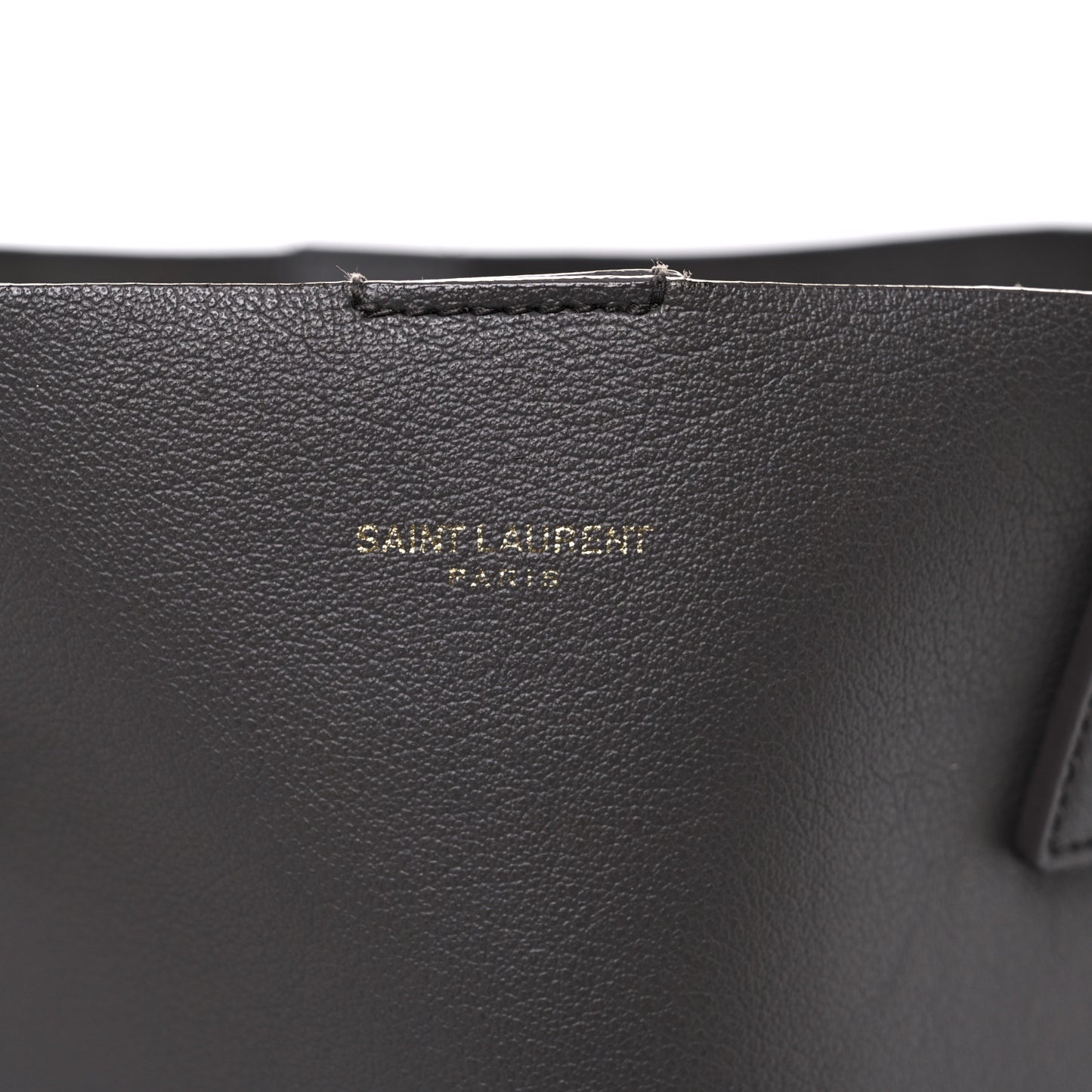 Calfskin Large Shopping Tote Dark Grey