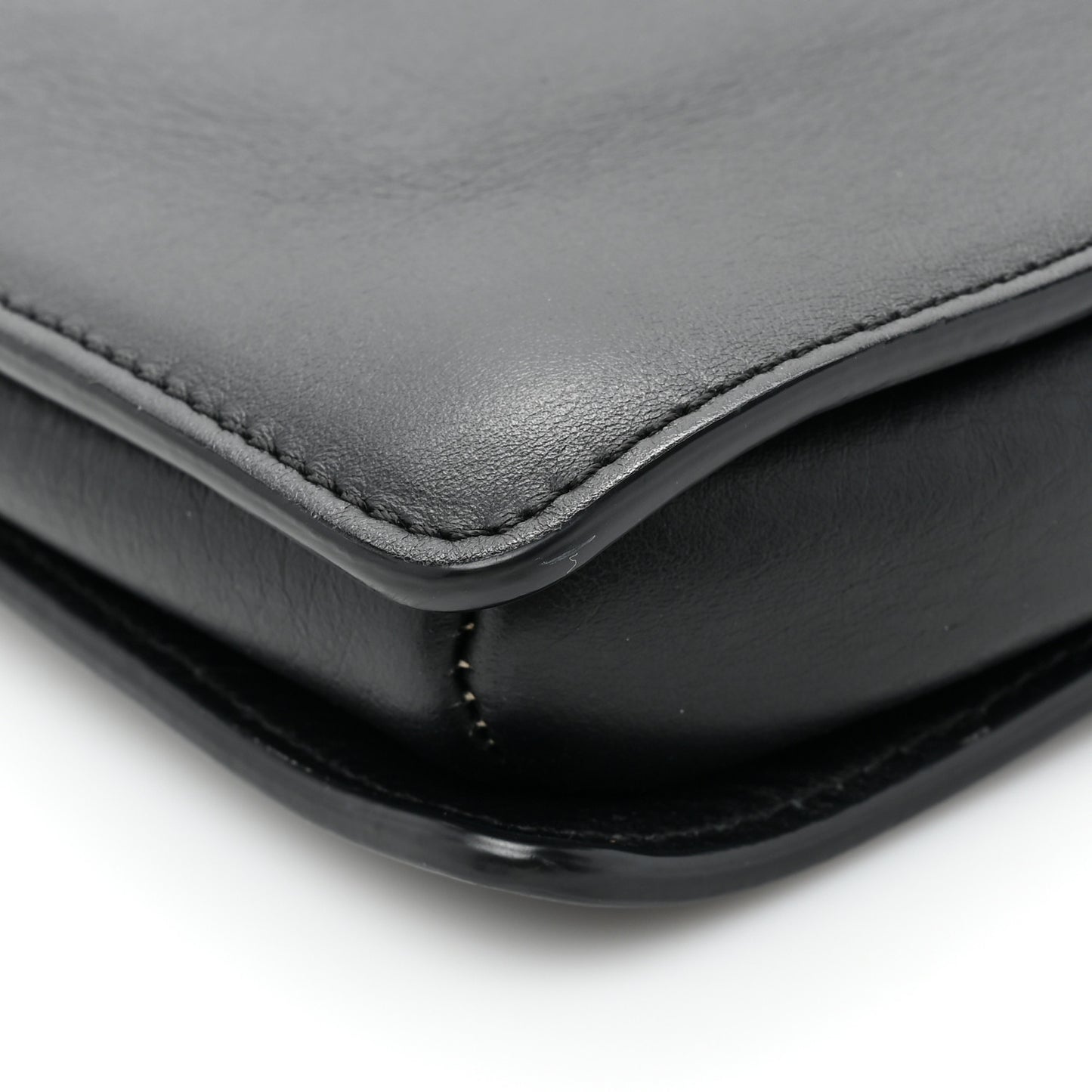Suede Calfskin Small Faye Shoulder Bag Black