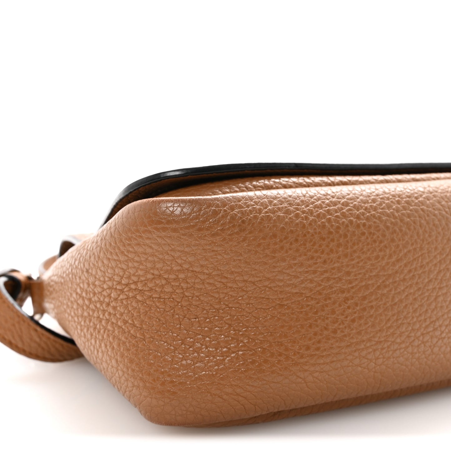 Vitello Daino Soft Flap Crossbody Caramel