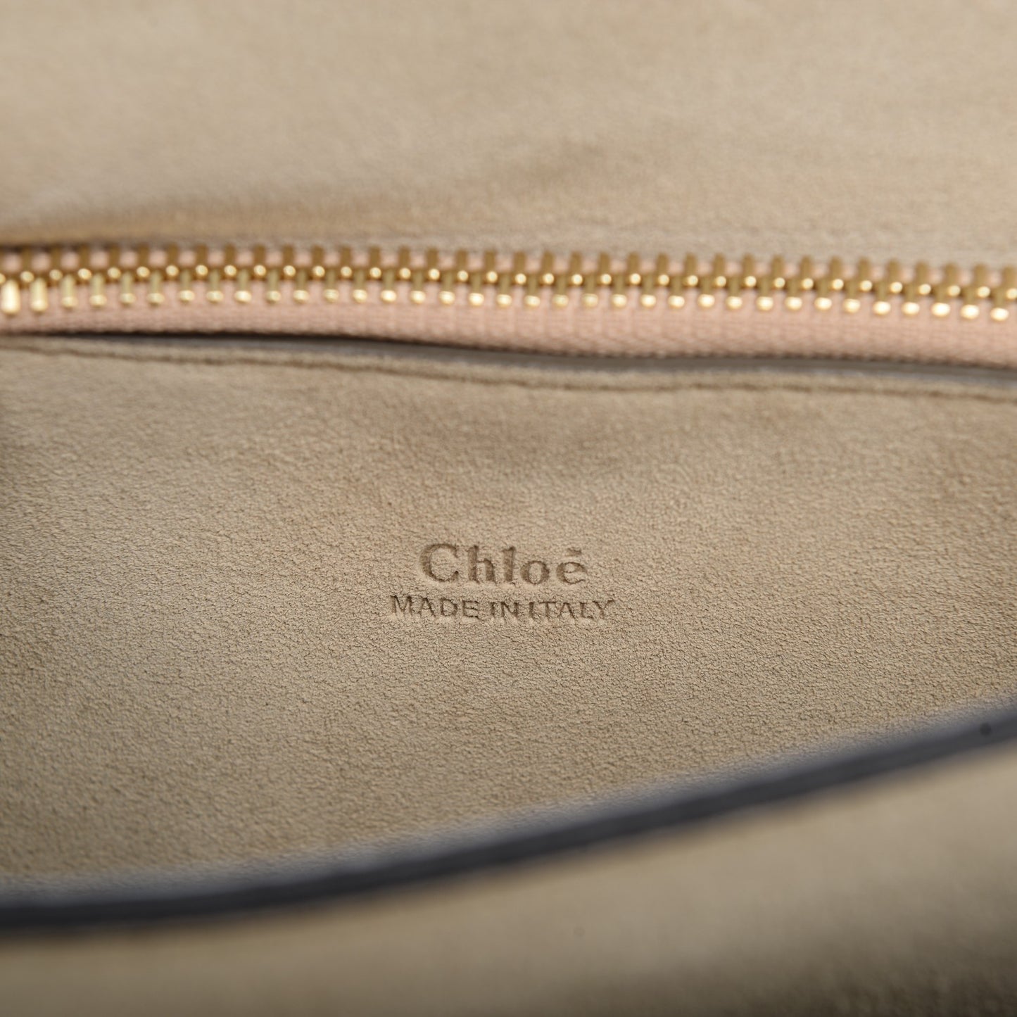 Calfskin Suede Medium Faye Shoulder Bag Motty Grey