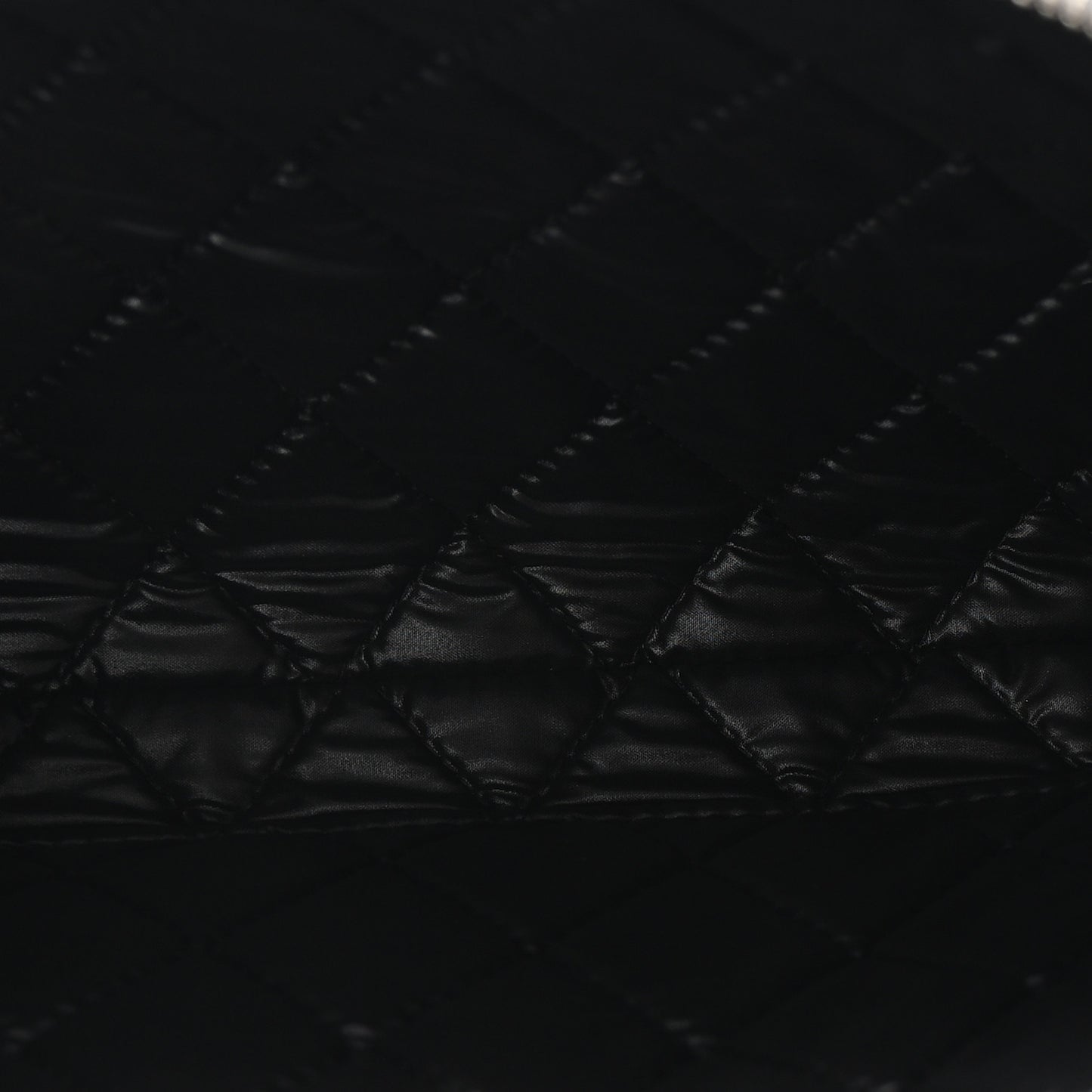 Metallic Calfskin Keyboard Pouch Black