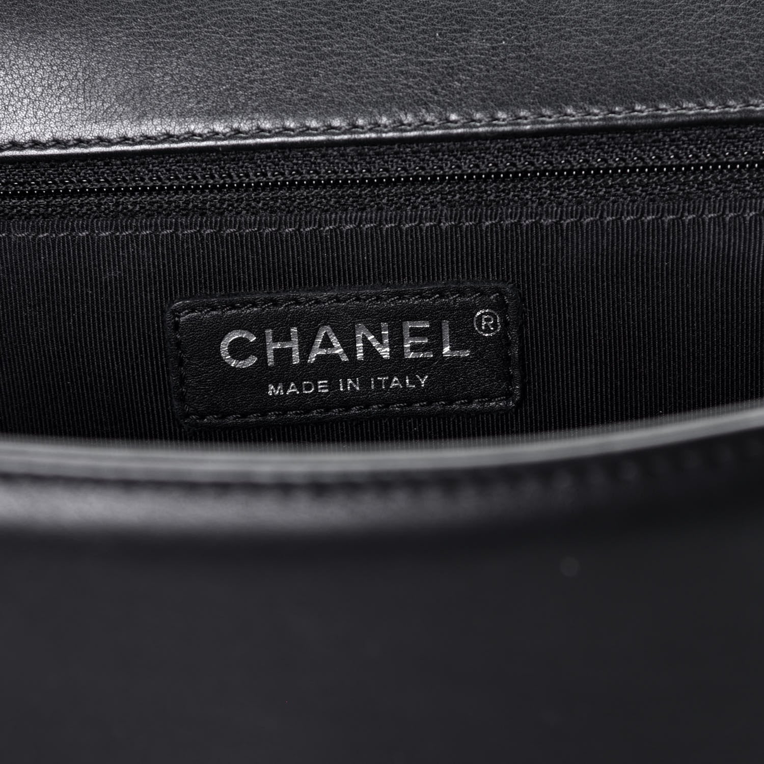 Chanel Calfskin Quilted New Medium Boy Flap Black 6 of 9