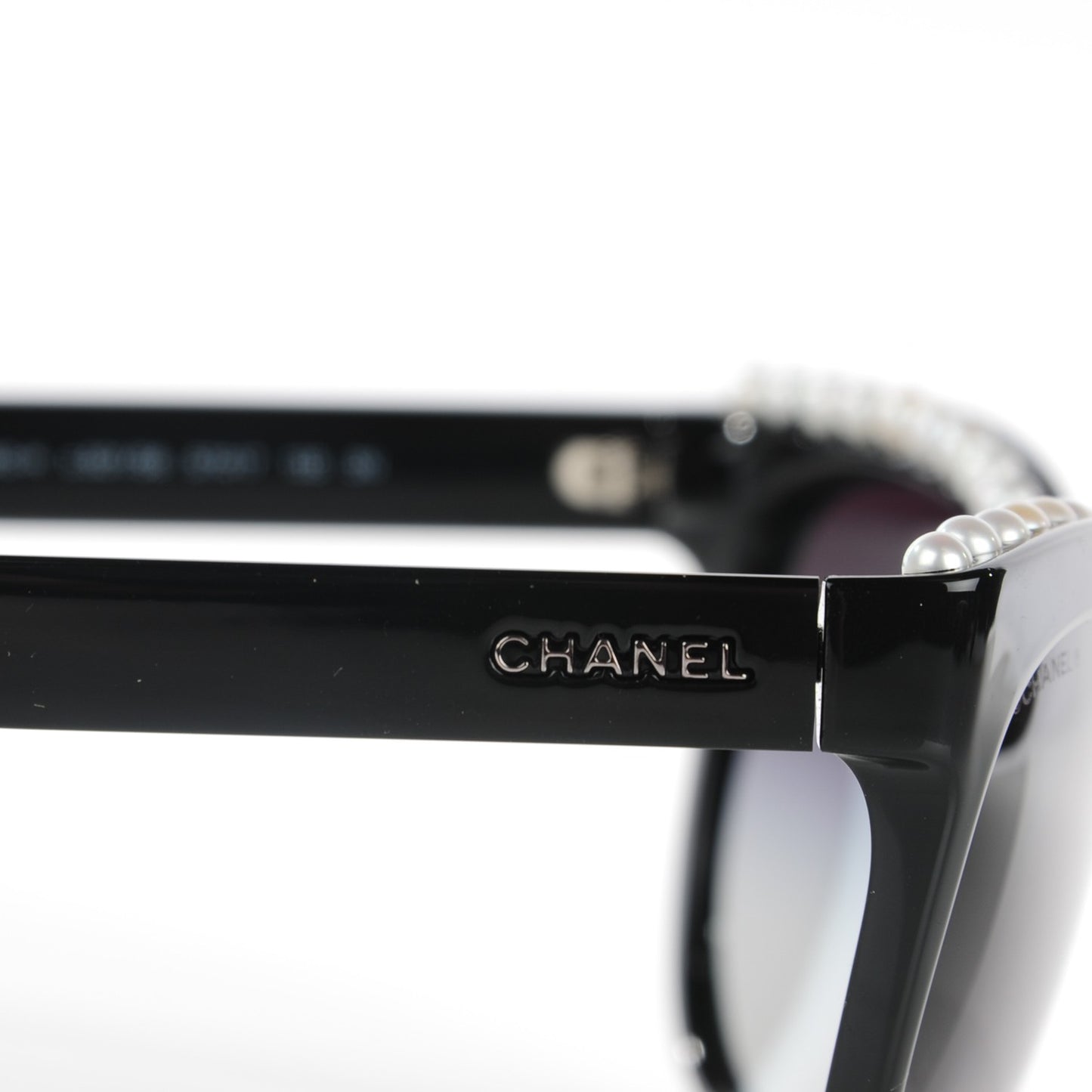 Freshwater Cultured Pearl Butterfly Sunglasses 6040-H Black