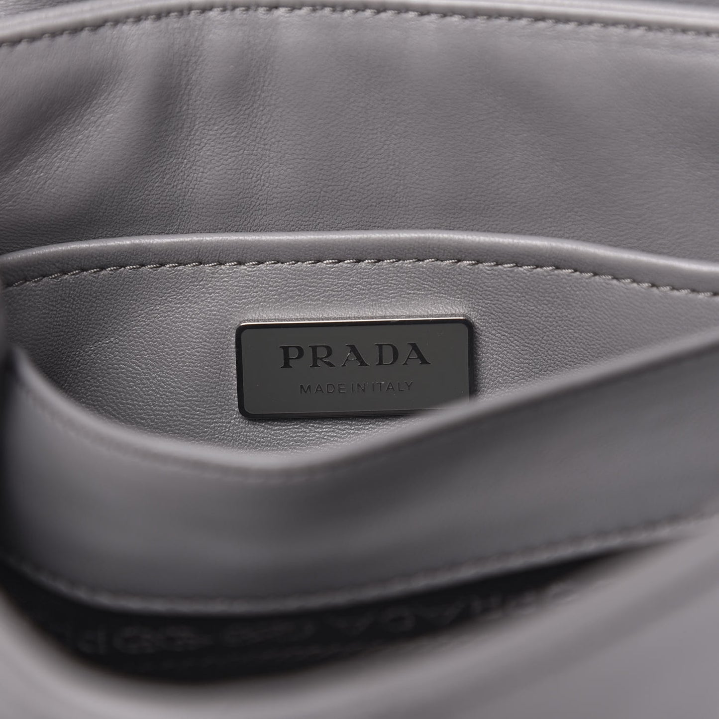 Nappa Triangle Stitched Small Spectrum Bag Marmo