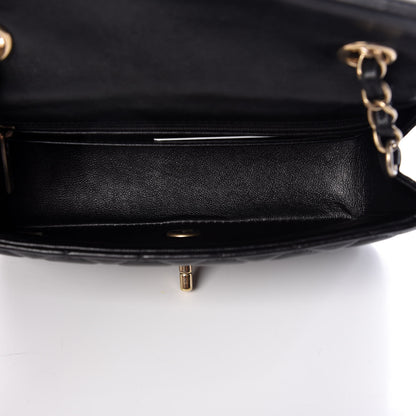 Chanel Lambskin Quilted Mini Rectangular Flap Black 5 of 9