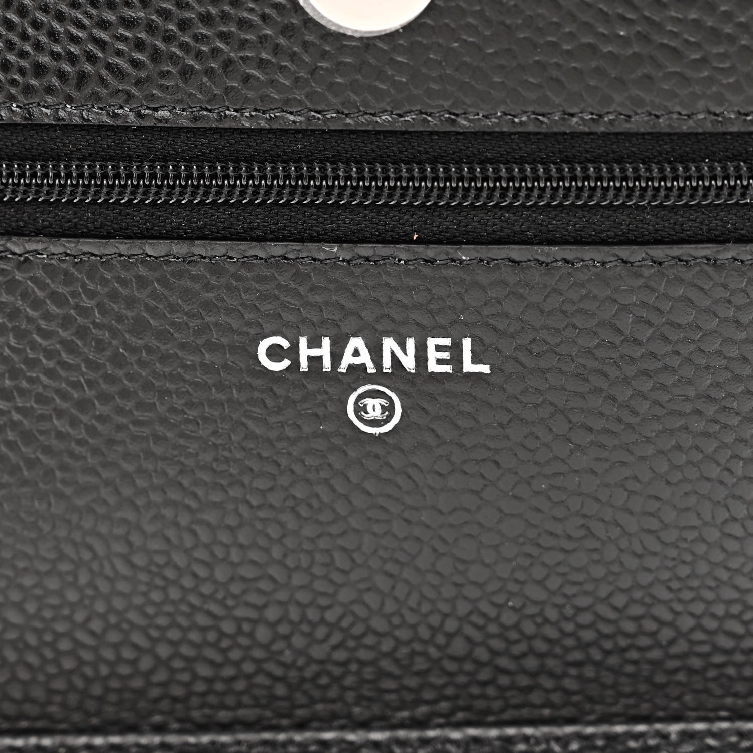 Chanel Caviar Quilted Wallet on Chain WOC Black 6 of 12