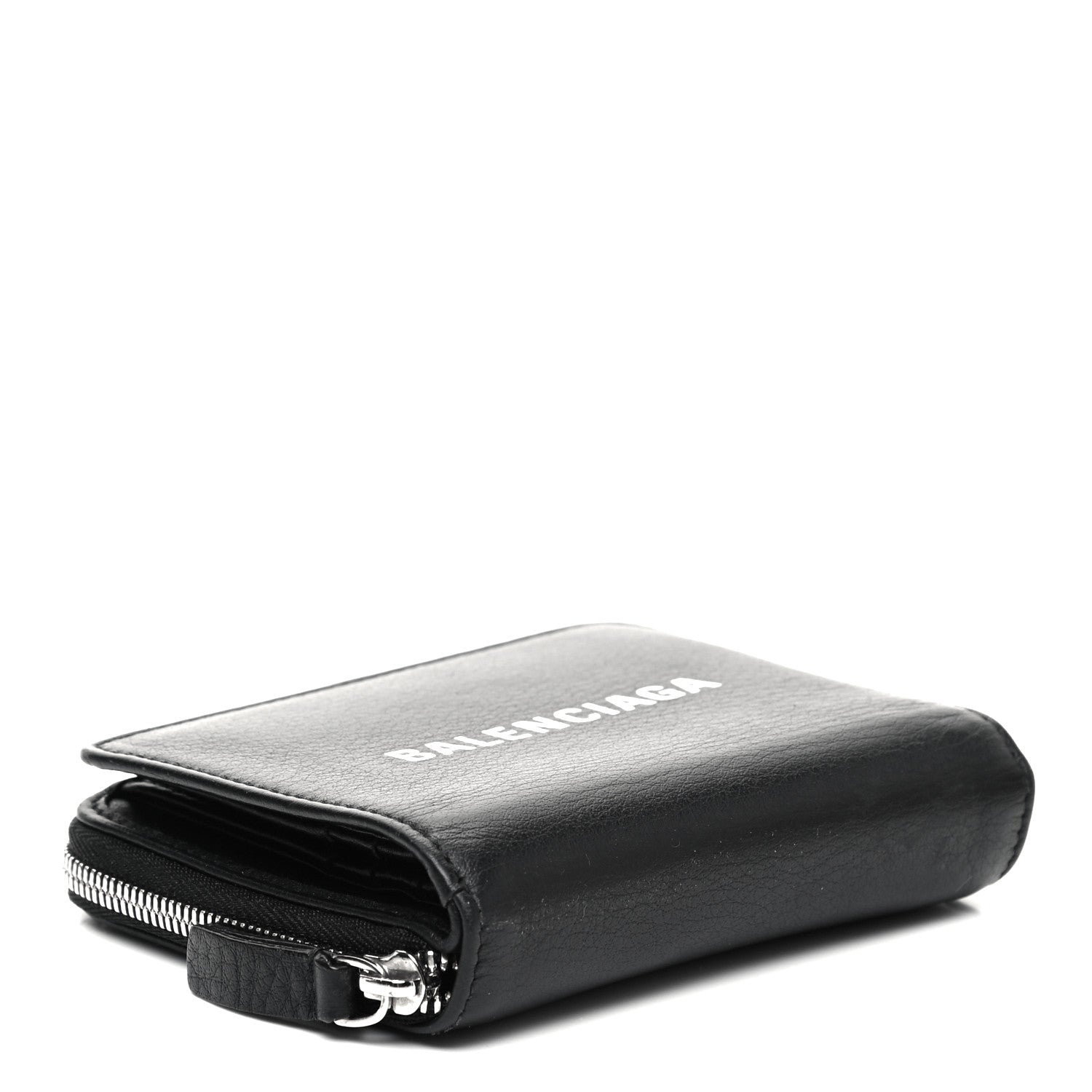 Balenciaga Calfskin Everyday Multi Zip Wallet Black 4 of 10