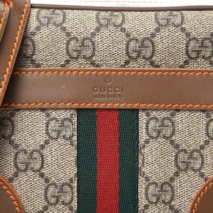 Gucci GG Supreme Monogram Web Small Shoulder Bag Brown 8 of 8