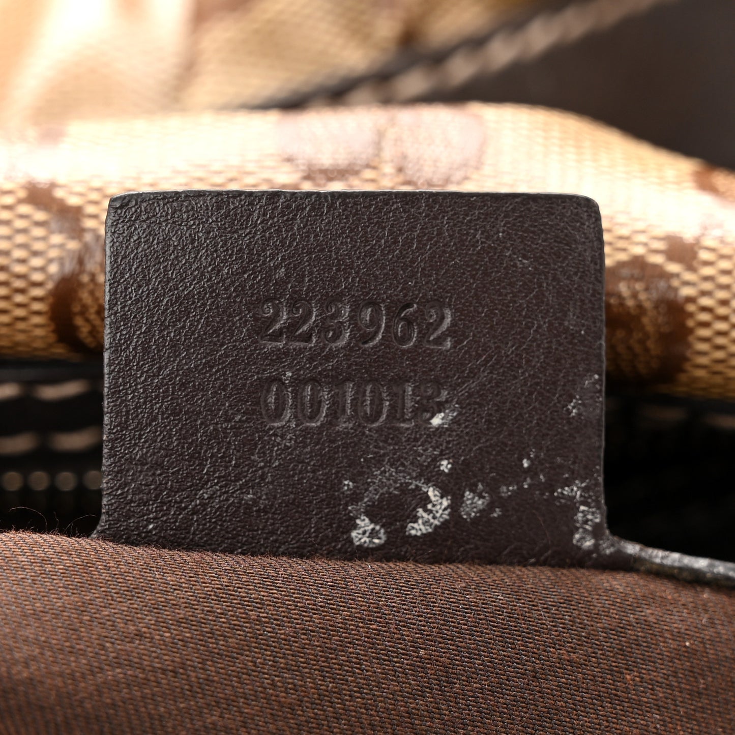 Crystal Monogram Medium Mix Dark Brown