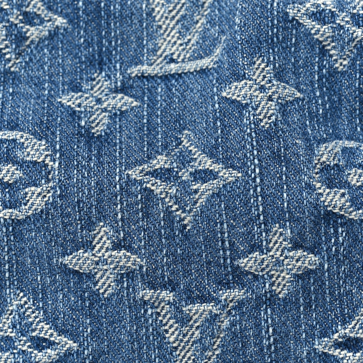 Louis Vuitton Monogram Denim Hills Pochette Blue 7 of 10