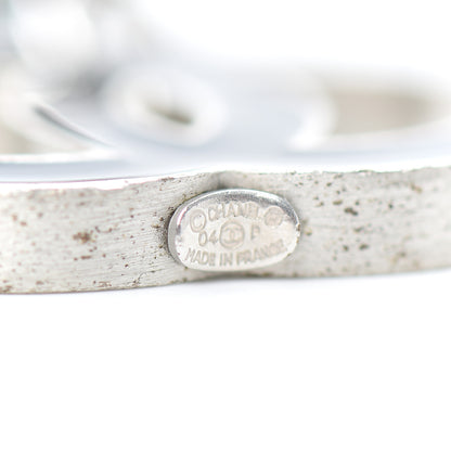 Chanel Lambskin Enamel CC Chain Belt Black Silver 3 of 3