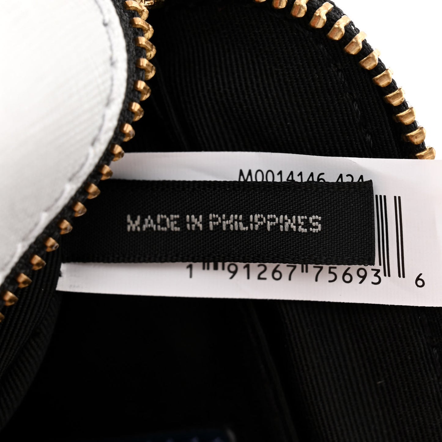 Saffiano Small Snapshot Camera Bag Blue Sea