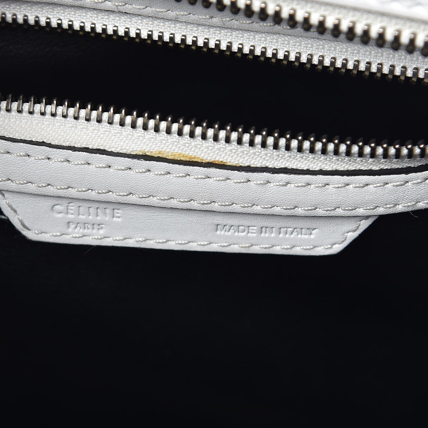 Calfskin Micro Luggage White