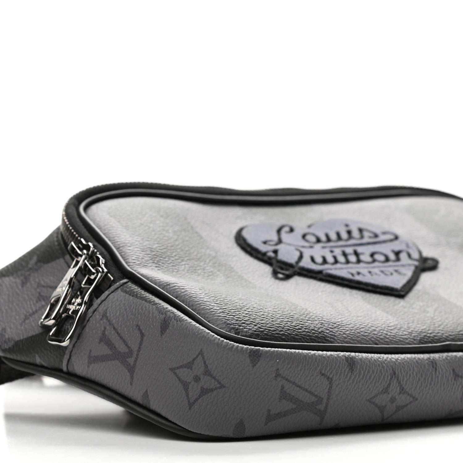 Louis Vuitton X NIGO Monogram Eclipse Stripes LV Heart Modular Sling Bag 9 of 11