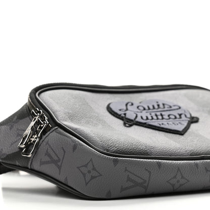 Louis Vuitton X NIGO Monogram Eclipse Stripes LV Heart Modular Sling Bag 9 of 11