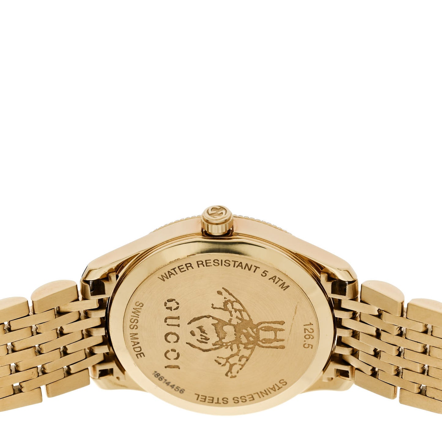 Stainless Steel 29mm G-Timeless Bee Quartz Watch Gold