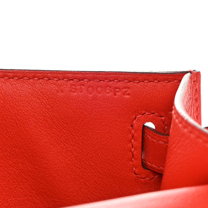 Hermes Swift Kelly Pochette Clutch Capucine 7 of 9
