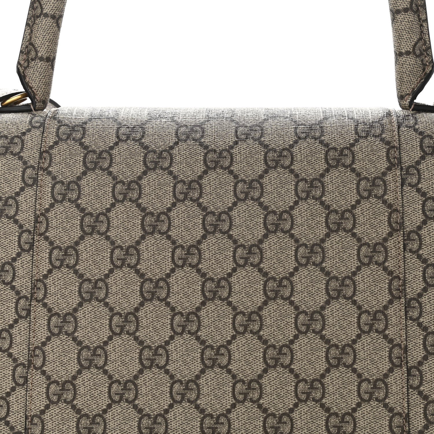 Balenciaga X GUCCI GG Supreme Monogram Medium Hourglass Top Handle Bag Beige Ebony 8 of 10