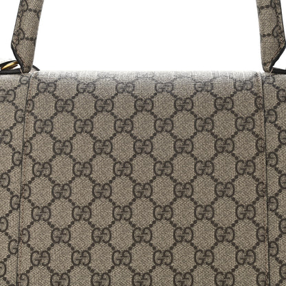 Balenciaga X GUCCI GG Supreme Monogram Medium Hourglass Top Handle Bag Beige Ebony 8 of 10