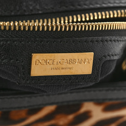 Dolce & Gabbana Leo Crepe Medium Miss Sicily Satchel Naturale 6 of 8