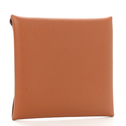Hermes Evercolor Bastia Verso Coin Purse Gold Beige De Weimar 3 of 8