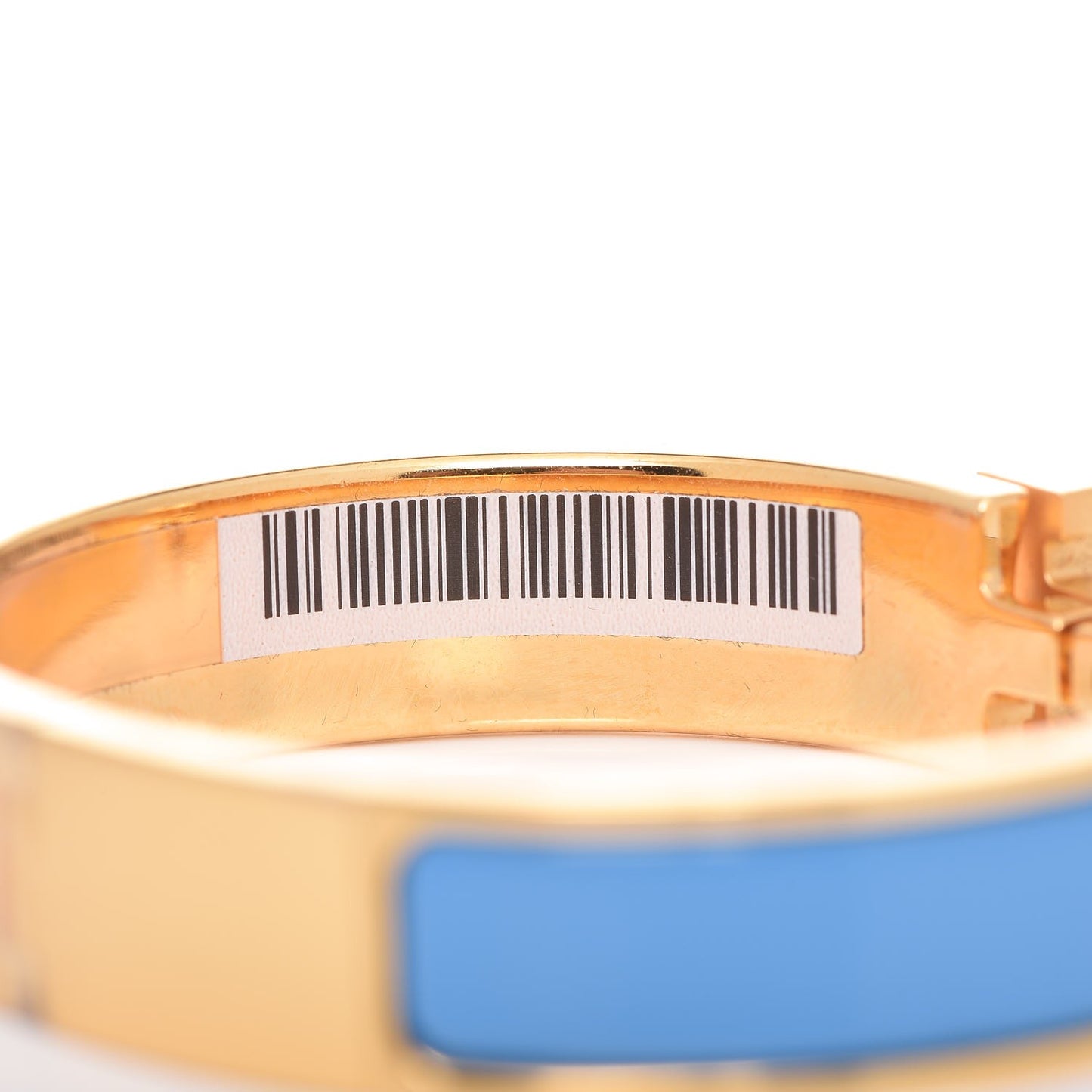 Enamel Narrow Clic Clac H Bracelet PM Bleu Cielo