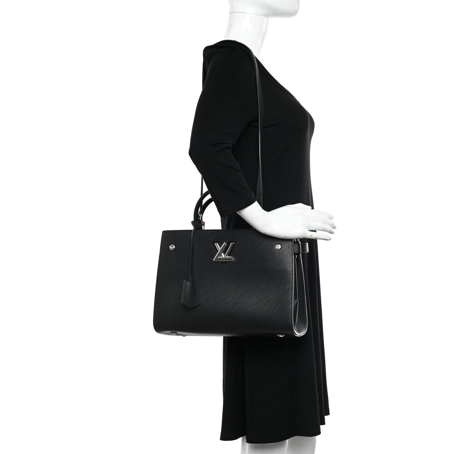 Epi Twist Tote Black