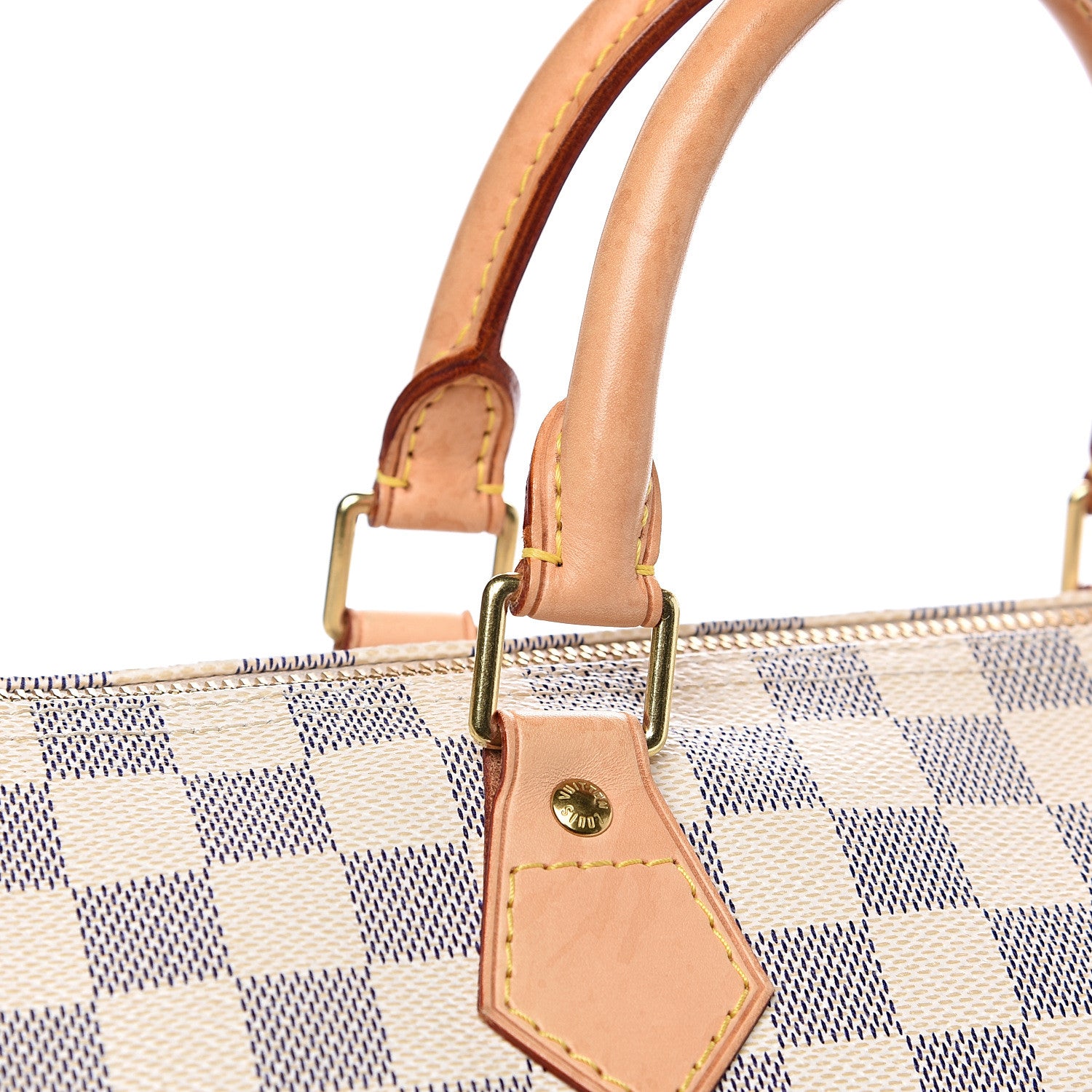 Louis Vuitton Damier Azur Speedy 30 10 of 13