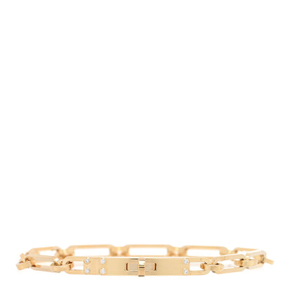 Hermes 18K Yellow Gold Kelly Chaine Bracelet LG 1 of 4