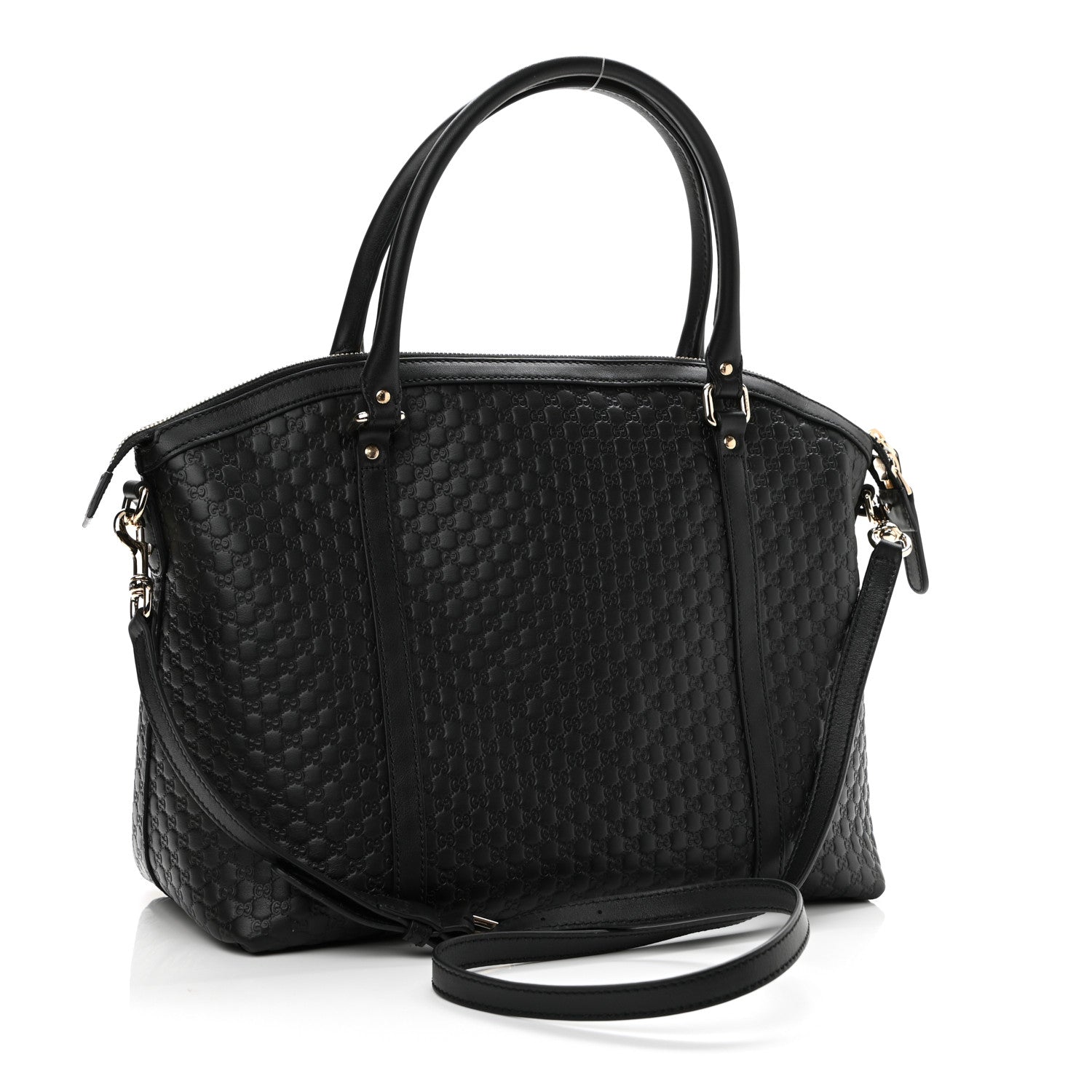 Gucci Soft Microguccissima Dome Satchel Black 3 of 10